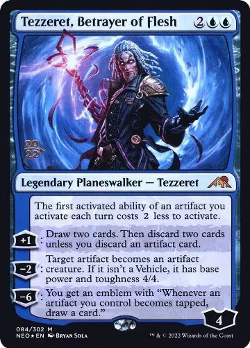 Tezzeret, Betrayer of Flesh (84), Prerelease Cards — Magic card price