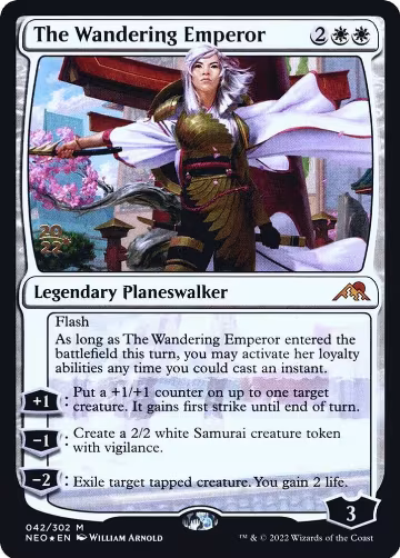 The Wandering Emperor (42), Prerelease Cards — Magic card price