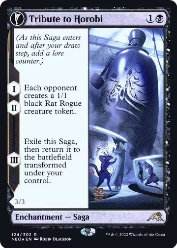Tribute to Horobi (124), Prerelease Cards — Magic card price