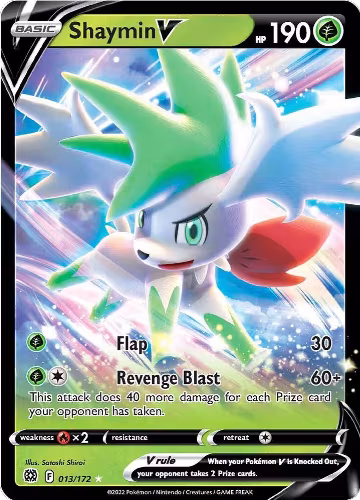 Shaymin V (013/172), Brilliant Stars — Pokémon card price