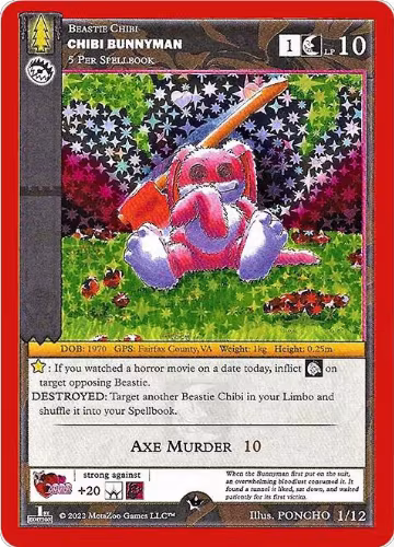 Chibi Bunnyman (1/12), Valentine’s Day Holiday Box 2022 — MetaZoo card price