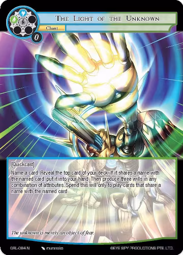 The Light of the Unknown (GRL-084), Game of Gods: Reloaded — Force of Will card price