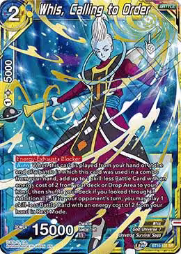 Whis, Calling to Order (BT16-131), Realm of the Gods — DB Super card price