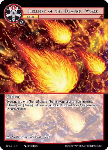Hellfire of the Demonic World (GRL-018), Game of Gods: Reloaded — Force of Will card price