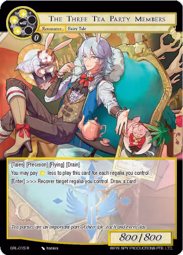 The Three Tea Party Members (GRL-015), Game of Gods: Reloaded — Force of Will card price