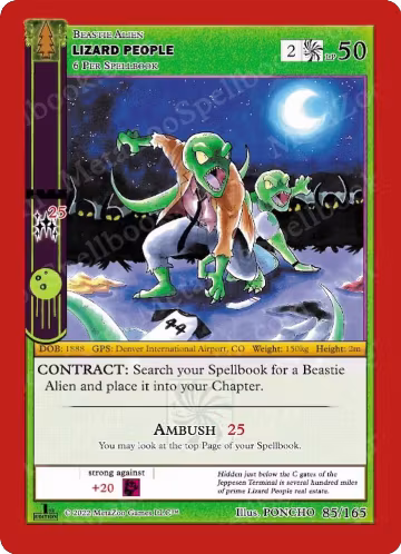 Lizard People (85/165), Wilderness: First Edition — MetaZoo card price