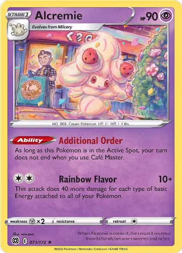 Alcremie (071/172), Brilliant Stars — Pokémon card price