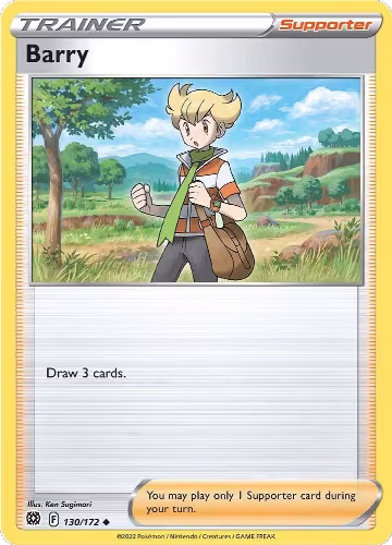 Barry (130/172), Brilliant Stars — Pokémon card price