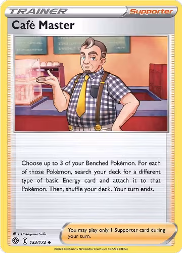 Cafe Master (133/172), Brilliant Stars — Pokémon card price