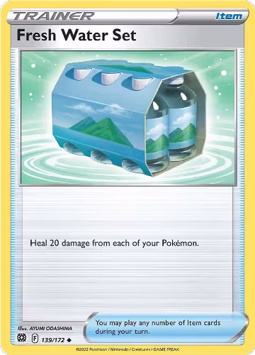 Fresh Water Set (139/172), Brilliant Stars — Pokémon card price