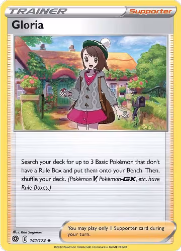 Gloria (141/172), Brilliant Stars — Pokémon card price
