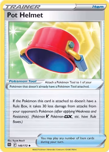 Pot Helmet (146/172), Brilliant Stars — Pokémon card price
