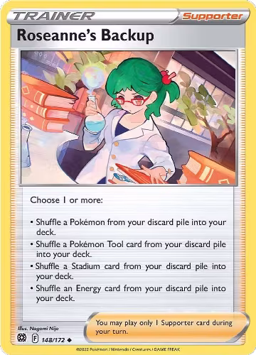 Roseanne's Backup (148/172), Brilliant Stars — Pokémon card price