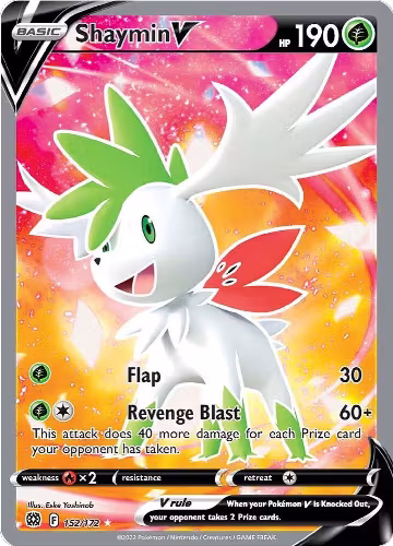 Shaymin V (Full Art) (152/172), Brilliant Stars — Pokémon card price