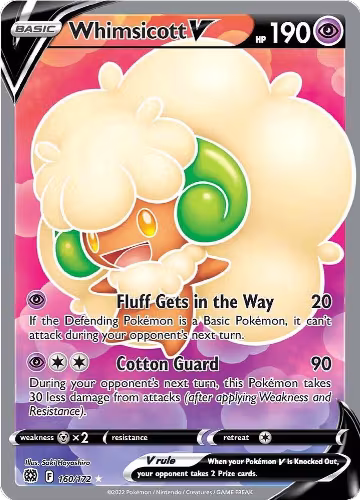 Whimsicott V (Full Art) (160/172), Brilliant Stars — Pokémon card price