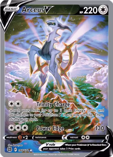 Arceus V (Alternate Full Art) (166/172) — card price