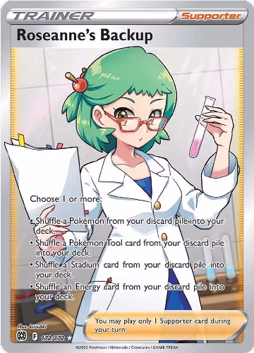 Roseanne's Backup (Full Art) (172/172), Brilliant Stars — Pokémon card price
