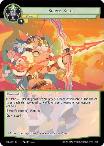 Sniper Shot (GRL-051), Game of Gods: Reloaded — Force of Will card price