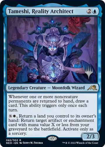 Tameshi, Reality Architect (82), Promo Pack: Kamigawa: Neon Dynasty — Magic card price