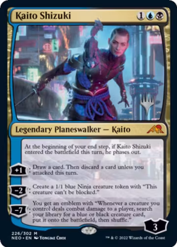 Kaito Shizuki (226), Promo Pack: Kamigawa: Neon Dynasty — Magic card price