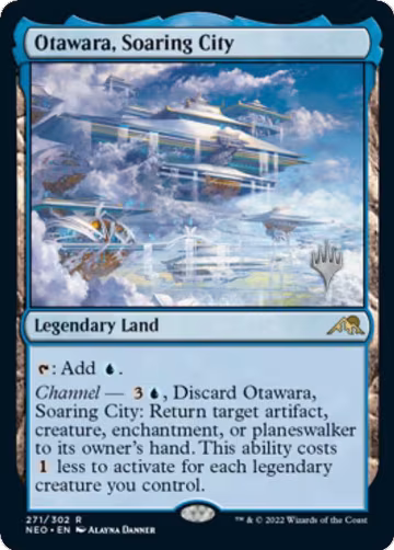 Otawara, Soaring City (271), Promo Pack: Kamigawa: Neon Dynasty — Magic card price