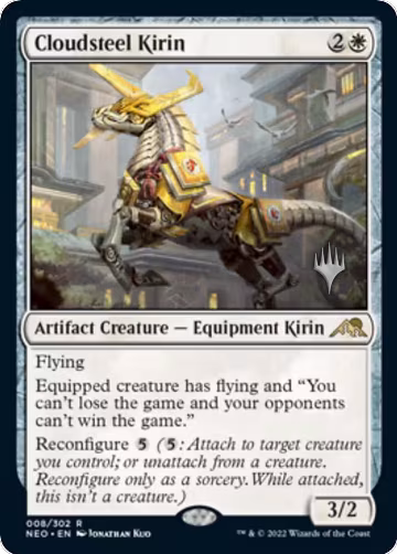 Cloudsteel Kirin (8), Promo Pack: Kamigawa: Neon Dynasty — Magic card price