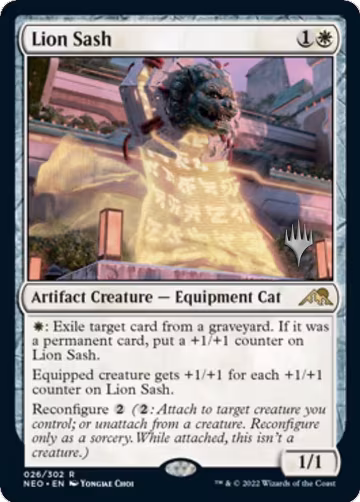 Lion Sash (26), Promo Pack: Kamigawa: Neon Dynasty — Magic card price