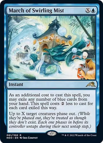 March of Swirling Mist (61), Promo Pack: Kamigawa: Neon Dynasty — Magic card price