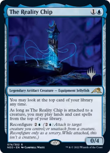 The Reality Chip (74), Promo Pack: Kamigawa: Neon Dynasty — Magic card price
