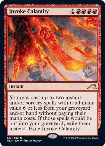 Invoke Calamity (147), Promo Pack: Kamigawa: Neon Dynasty — Magic card price