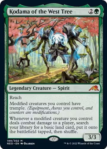 Kodama of the West Tree (199), Promo Pack: Kamigawa: Neon Dynasty — Magic card price