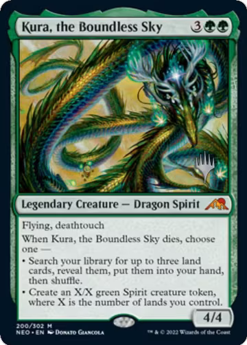 Kura, the Boundless Sky (200), Promo Pack: Kamigawa: Neon Dynasty — Magic card price