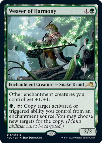 Weaver of Harmony (213), Promo Pack: Kamigawa: Neon Dynasty — Magic card price