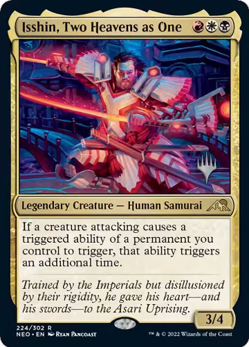Isshin, Two Heavens as One (224), Promo Pack: Kamigawa: Neon Dynasty — Magic card price