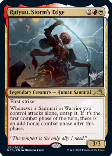 Raiyuu, Storm's Edge (232), Promo Pack: Kamigawa: Neon Dynasty — Magic card price