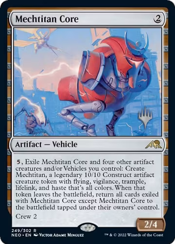 Mechtitan Core (249), Promo Pack: Kamigawa: Neon Dynasty — Magic card price