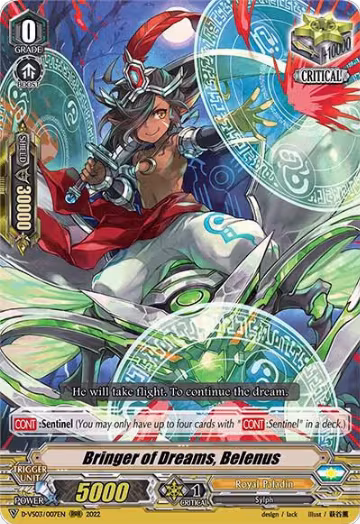 Bringer of Dreams, Belenus (D-VS03/007EN), D-VS03: V Clan Collection Vol.3 — Vanguard card price
