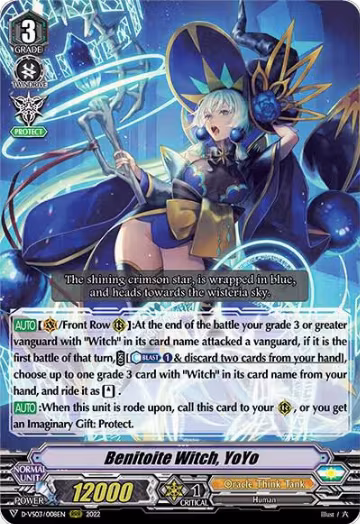Benitoite Witch, YoYo (D-VS03/008EN), D-VS03: V Clan Collection Vol.3 — Vanguard card price
