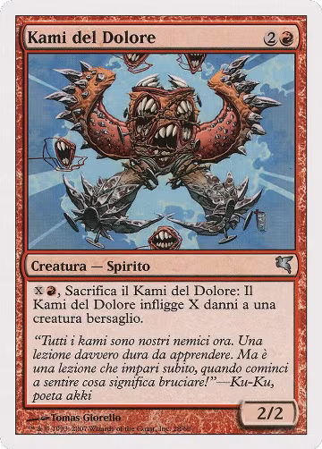 Pain Kami (Italian) - "Kami del Dolore" (C28) (C28), Magic Encyclopedia 2005 (Salvat/Hachette) — Magic card price
