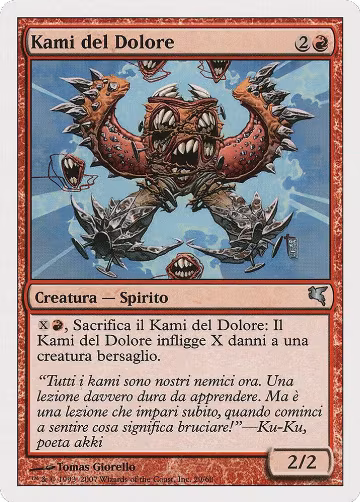 Pain Kami (Italian) - "Kami del Dolore" (C29) (C29), Magic Encyclopedia 2005 (Salvat/Hachette) — Magic card price