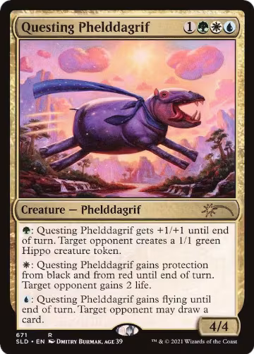 Questing Phelddagrif (671) (671), Secret Lair Drop Series — Magic card price