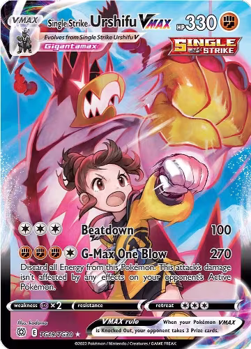 Single Strike Urshifu VMAX (TG19/TG30), Brilliant Stars Trainer Gallery — Pokémon card price