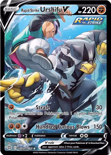 Rapid Strike Urshifu V (TG20/TG30), Brilliant Stars Trainer Gallery — Pokémon card price