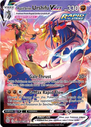 Rapid Strike Urshifu VMAX (TG21/TG30), Brilliant Stars Trainer Gallery — Pokémon card price