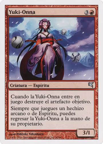 Yuki-Onna (Spanish) - "Yuki-Onna" (C41), Magic Encyclopedia 2005 (Salvat/Hachette) — Magic card price