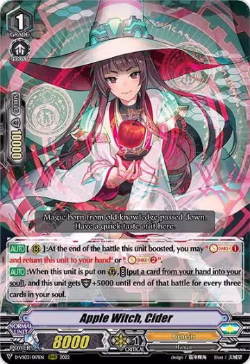 Apple Witch, Cider (D-VS03/017EN), D-VS03: V Clan Collection Vol.3 — Vanguard card price