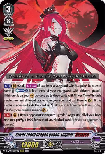 Silver Thorn Dragon Queen, Luquier "Reverse" (D-VS03/057EN), D-VS03: V Clan Collection Vol.3 — Vanguard card price