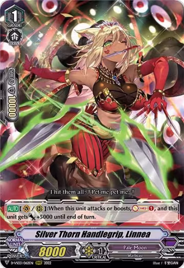 Silver Thorn Handlegrip, Linnea (D-VS03/062EN), D-VS03: V Clan Collection Vol.3 — Vanguard card price
