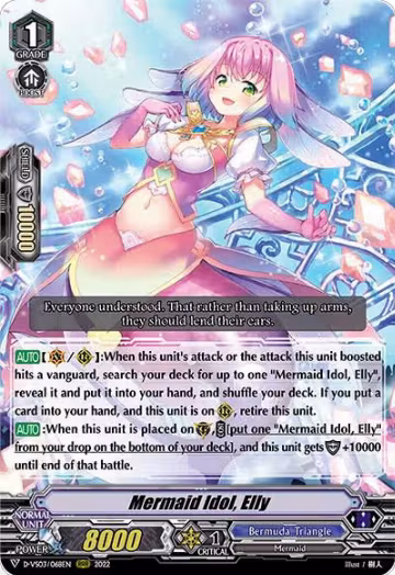Mermaid Idol, Elly (D-VS03/068EN), D-VS03: V Clan Collection Vol.3 — Vanguard card price