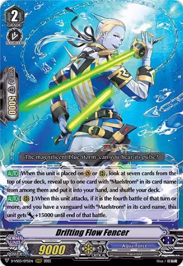 Drifting Flow Fencer (D-VS03/075EN), D-VS03: V Clan Collection Vol.3 — Vanguard card price
